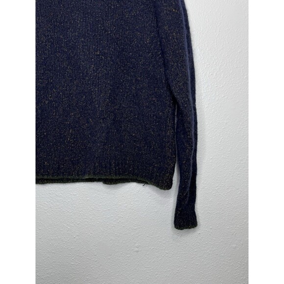Vtg Dockers Mens Wool Blend Pullover Crewneck Knit Grandpa Sweater Blue 90s Sz M - Picture 7 of 16